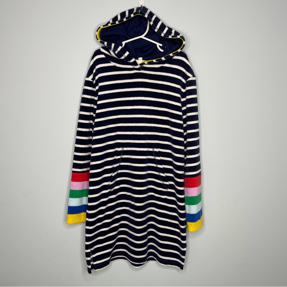 NWOT Mini Boden Girl’s Striped Toweling Dress Size 9-10 Youth